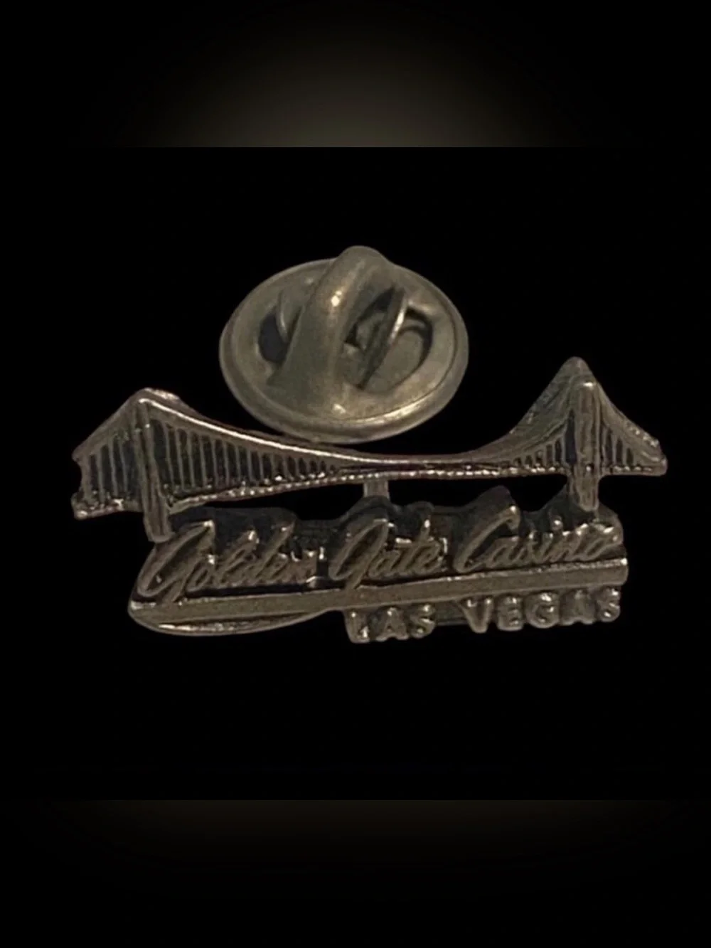 Vintage Golden Casino Las Vegas Lapel Pin #7984
